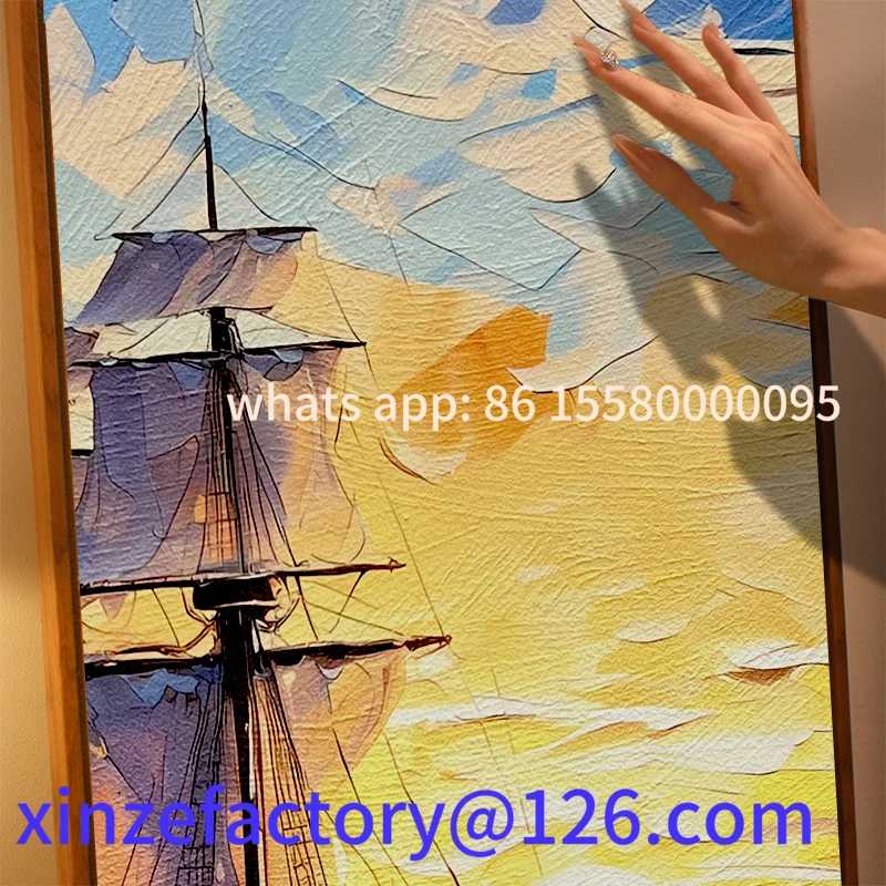 Anpassbares Ölgemälde im cremefarbenen Stil