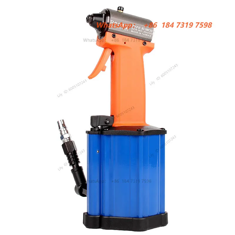 Self-priming pneumatic riveting gun ultra-short narrow position, pneumatic riveting gun custom durable BX-500CXD