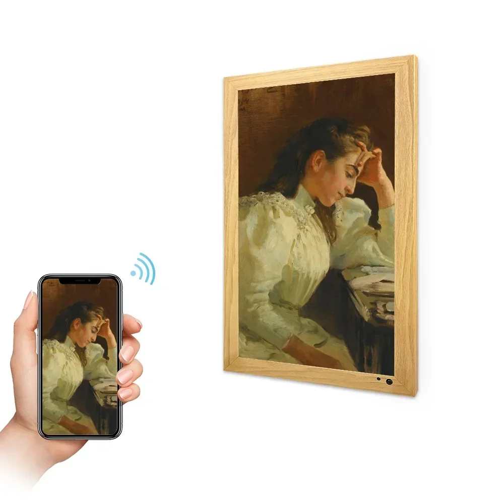 NFT art frame wifi smart lcd display 21.5