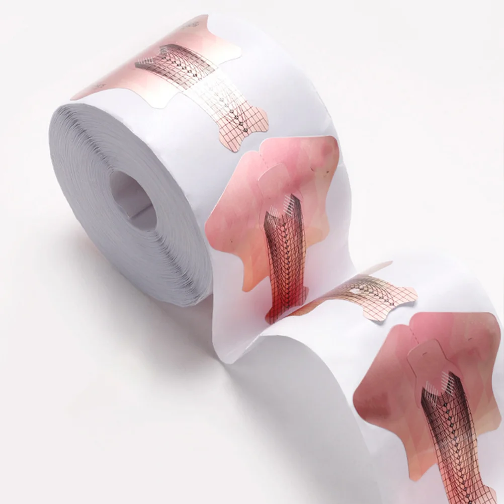 

Рулонная форма для дизайна ногтей, направляющая для наращивания, маникюрные инструменты, легкое применение, удаление, подходит для профессионального обучения, домашнего использования