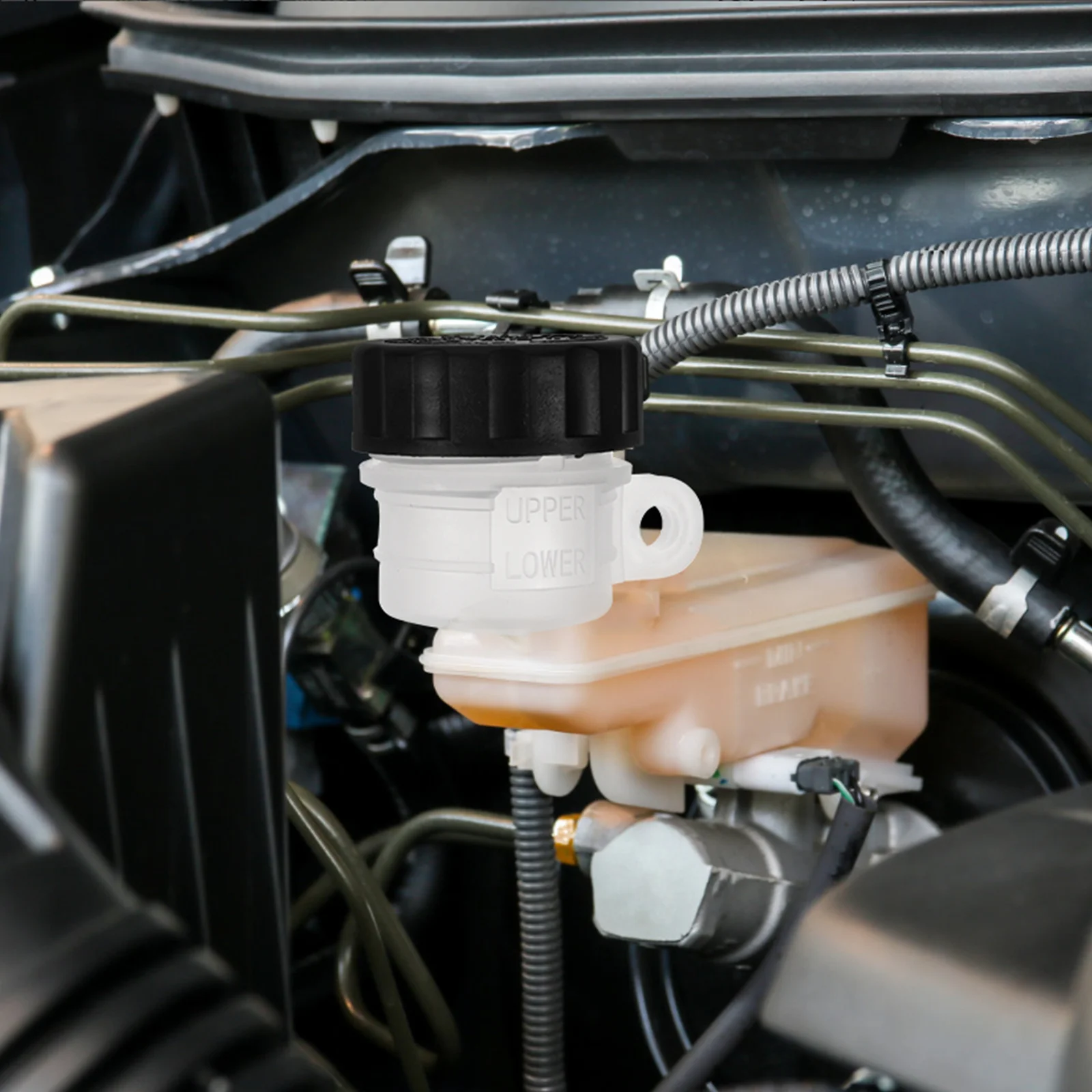 مضخة الفرامل كأس زيت أنبوب دراجة نارية الخلفية أسطوانة رئيسية خزان السوائل سعة كبيرة على الطرق الوعرة Atv دراجة رباعية متوافقة #3