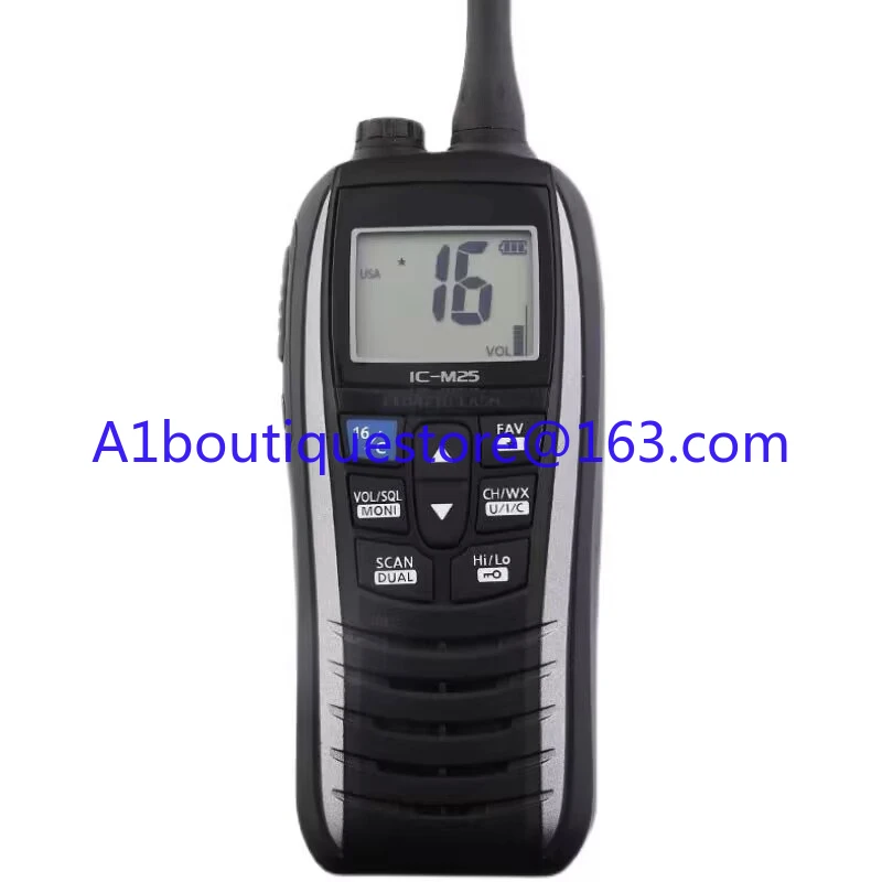 IC-M25 Intercom VHF Marine Floating Radio VHF Handheld Marine Radio Waterproof Martime Signal Transceiver