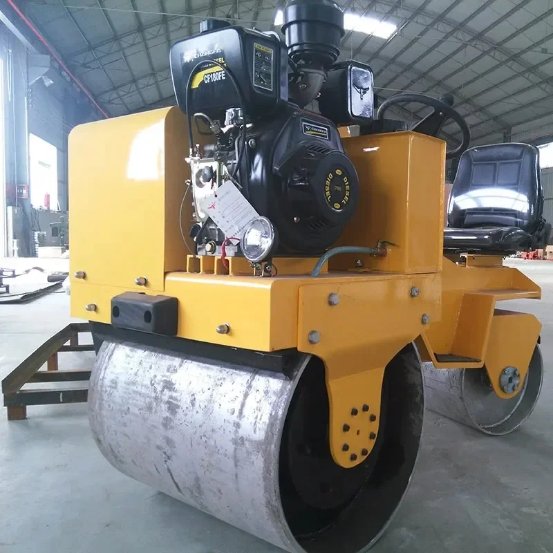 Factory Wholesale 1000kg Mini Road Roller 1 Tons Ton Weight Tandem with Competitive Price Vibratory Road Roller