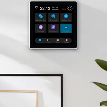 FUERS T3E smart control panel switch smart home automation system Tuya switch scene panel smart home touch screen Zigbee