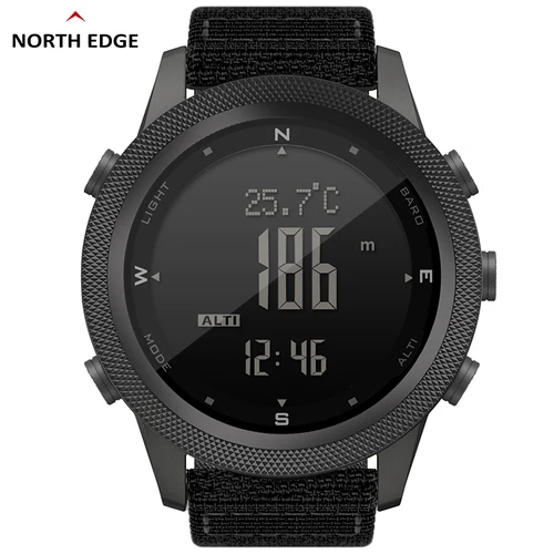 Imagen 2 del producto NORTH EDGE-reloj inteligente para hombre, pulsera Digital militar con altímetro, barómetro, termómetro, brújula, resistente al agua hasta 50m