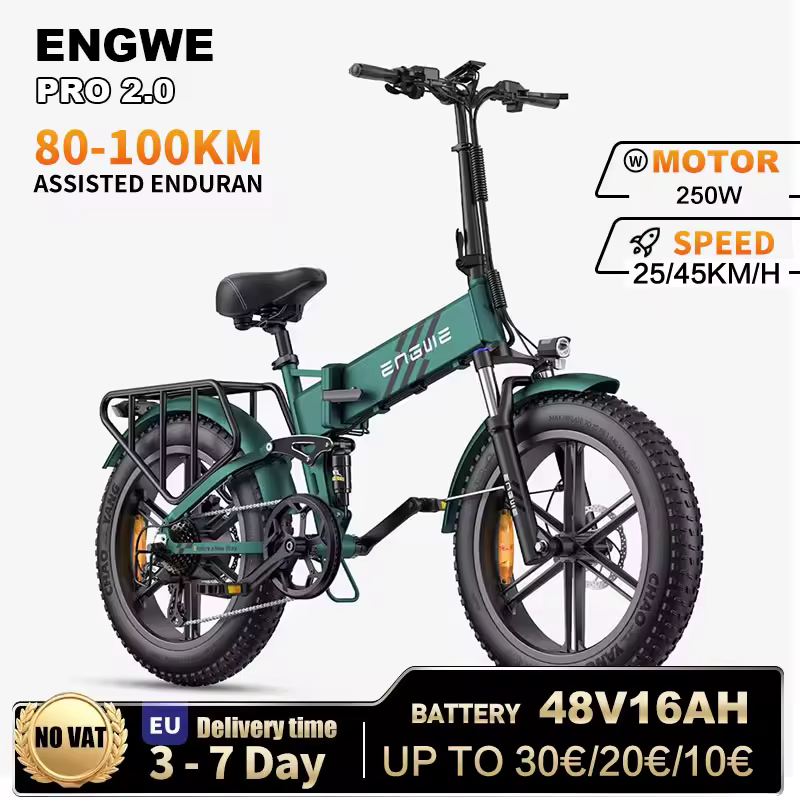 ENGWE PRO 2,0 eBike, Motor 250W,