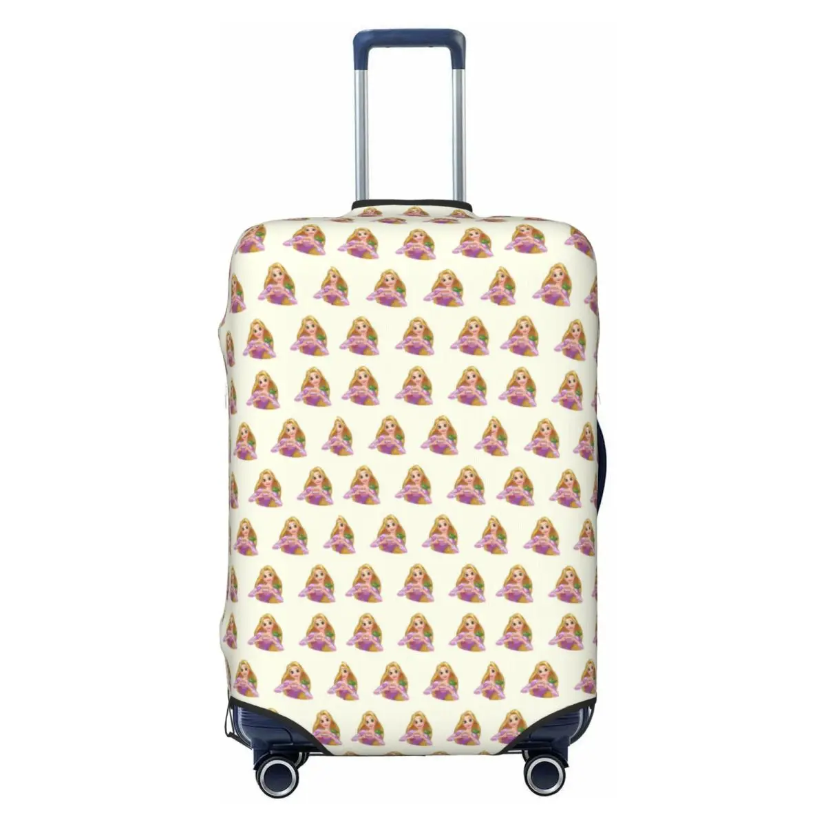 

Custom Princess Tangled Travel Luggage Cover Dust Proof Cartoon Funny Suitcase Cover Protector Fit 18-32 Inch