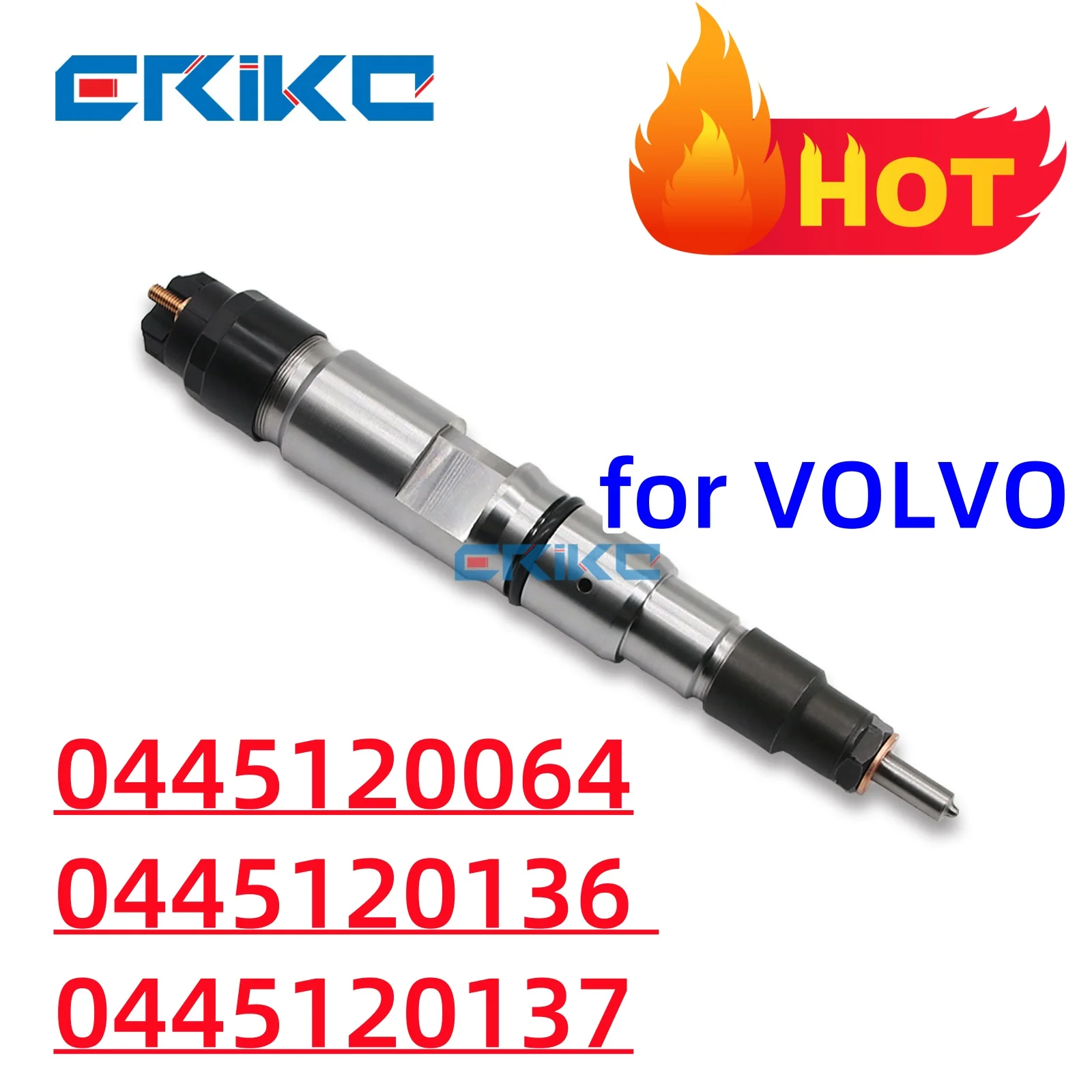 

0445120064 0445120136 0445120137 04902825 0986435529 New Diesel Fuel Injector for VOLVO FE FL Renault Truck ERIKC