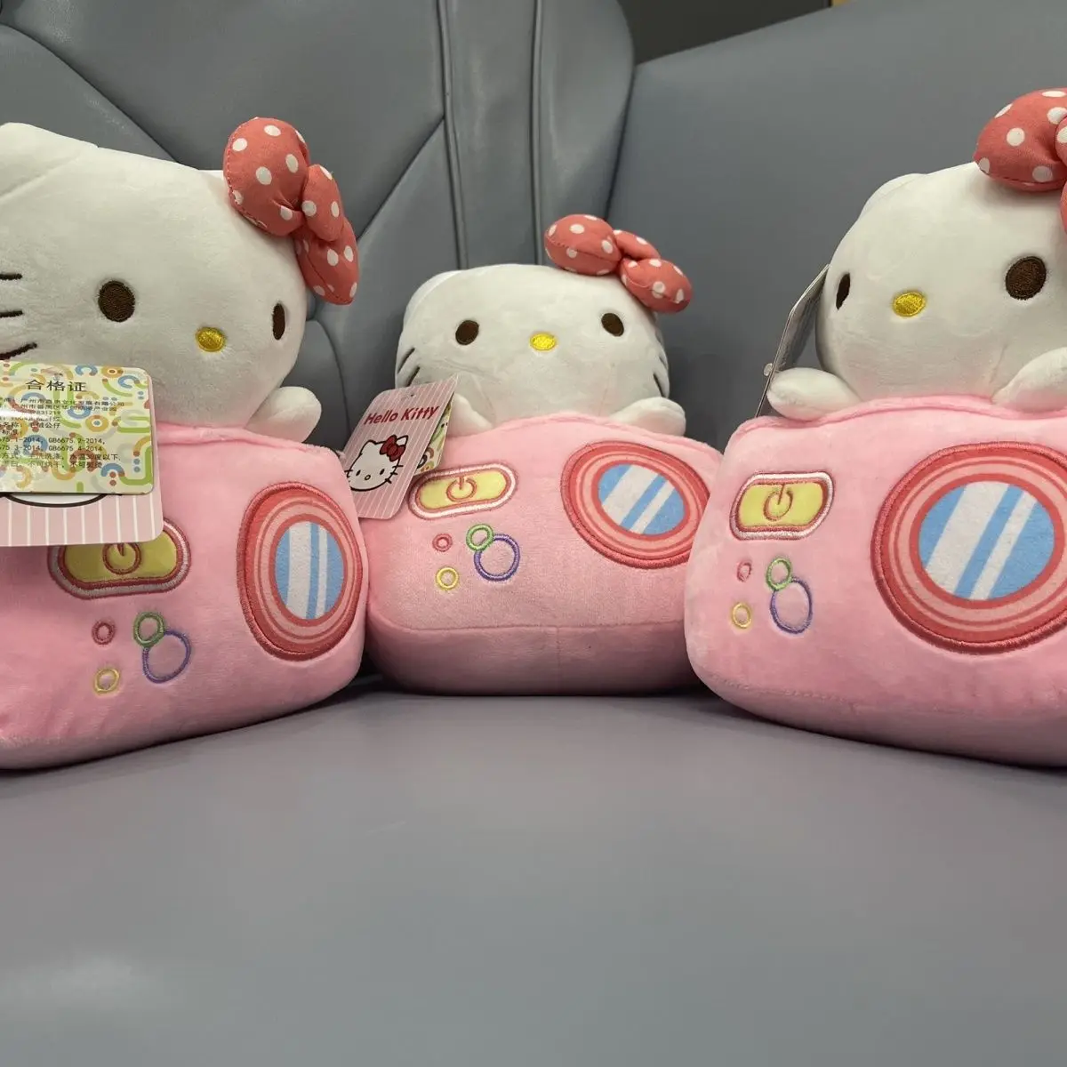 Hello Kitty Kawaii Sanrio Plush Cute Plushie Doll Bubble Machine Hello Kitty Doll Katie Cat Plush Female Plush Gift