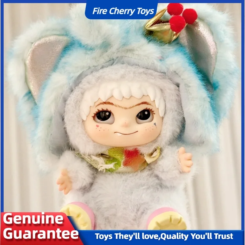 Wakuku Mischievous Diary Series Blind Box Vinyl Sweetheart Bunny und Elefant Design Niedliches Sammlermodell als Geburtstagsgeschenk