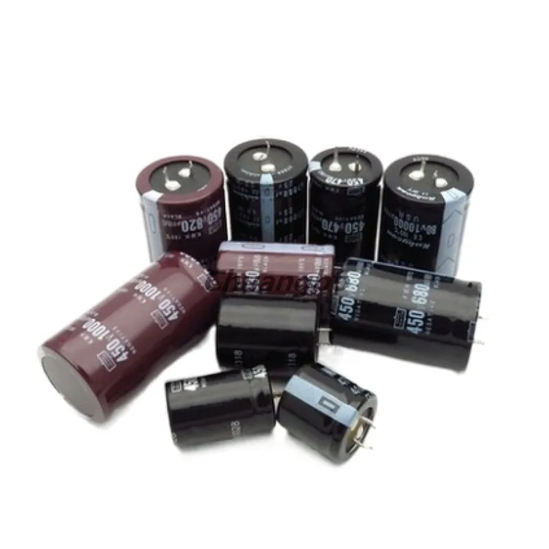 2/pcs Aluminum Electrolytic Capacitor 63 200V 250V 400V 450V 47 82 100 120 150 180 220 270 330 390 470 560 680 1000 2200 3300UF