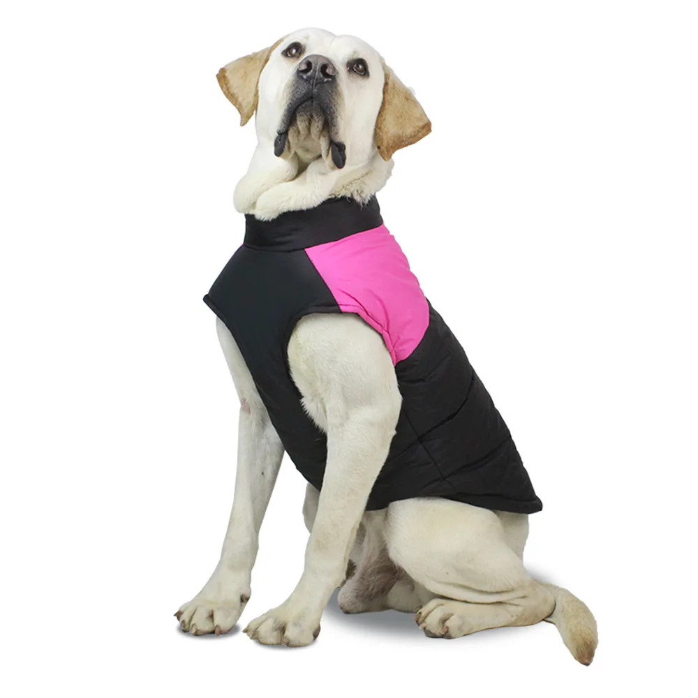 Pet Winter Vest ,Zipper Jacket Pet Waterproof Coat ,Dog Cotton Padded Jacket Dog Windproof Clothes Costume For Large Dogs Outfit