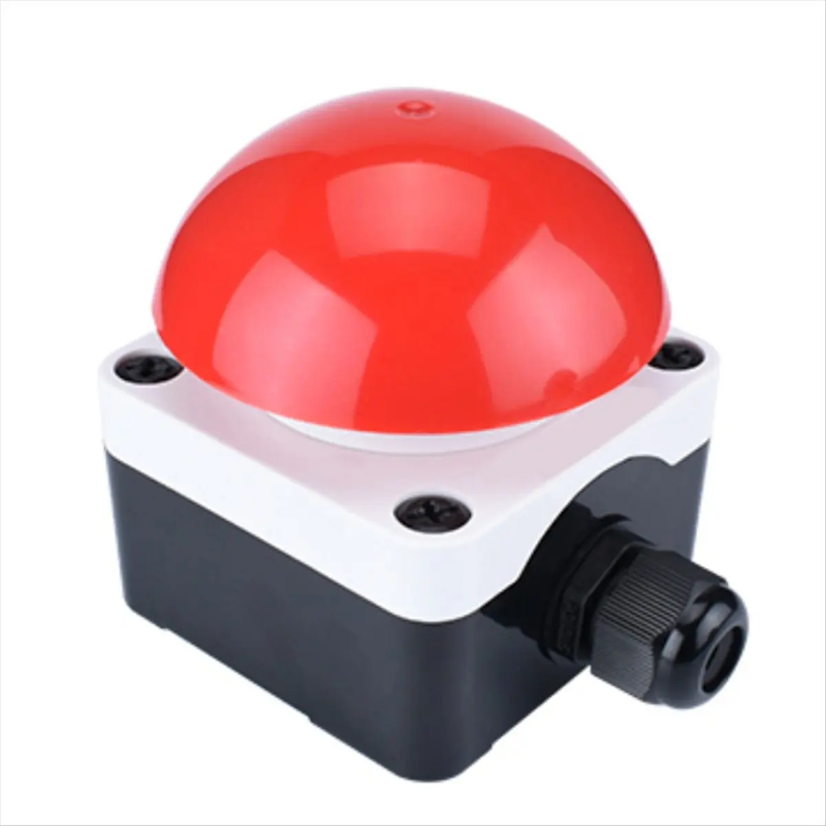 A56K E-Stop Pedal Push Button Without Fixation Waterproof Self Reset Momentary Foot Switch Big Mushroom Emergency Stop Button