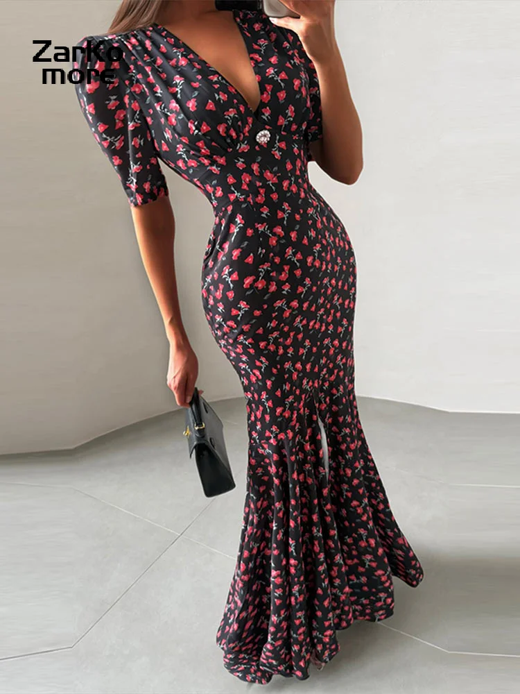 black tie dresses summer Italian Neck Midi Dress Black Tie Outdoor Summer Wedding