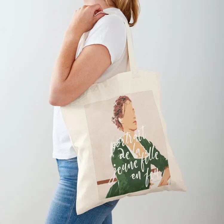 

Portrait de la Jeune Fille en Feu (Heloise) Tote Bag Canvas reusable shopping bag Women's beach bags bag for beach