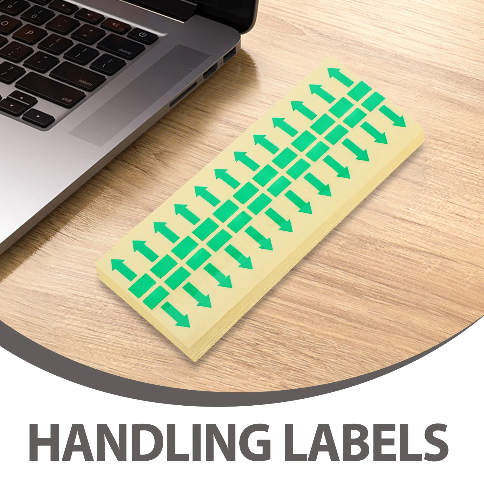 1000Pcs Adhesive Arrow Labels 40x15mm Clear Red Directional Stickers for Bag Sealing Envelope Closure Protective Film Marking