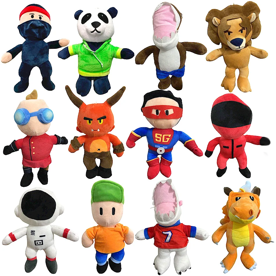 hot 30cm Stumble Guys Plush Toys Kawaii Anime Plush Cute Soft Stuffed Animal Toy Soft Doll Pillows Kids Birthday Christmas Gifts