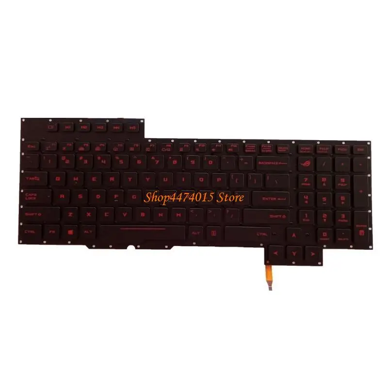 لوحة مفاتيح K1AA Red Printing Keypad US Lacklit Keypad لـ G701 G701VO GX700 GX700VO