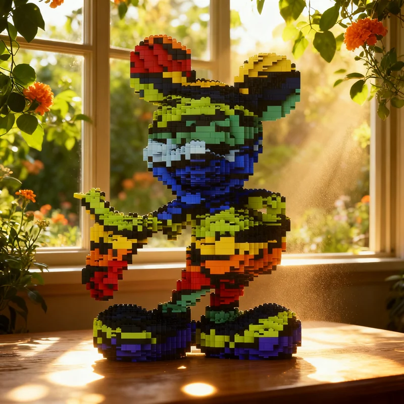 

5634 детали MOC: Модные игровые скульптуры, конструктор, рождественский подарок, игрушка, креативная идея для самостоятельной сборки, развивающая игра