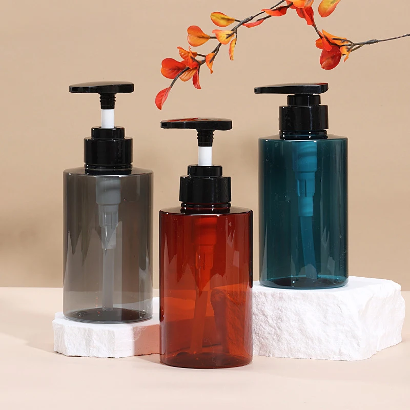 300/500ml Shampoo Hand Soap Dispenser Empty Pump Bottles Dispenser Lotion Dispenser Liquid Travel Containers Bath Accessory