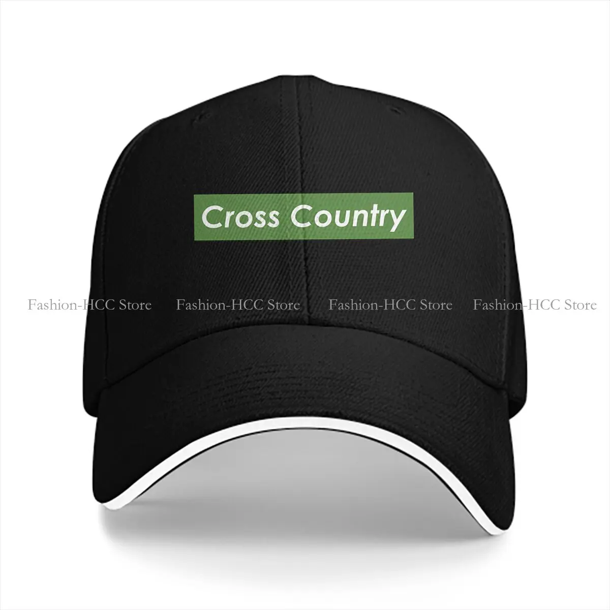 Green Baseball Cap Men Hats Women Visor Protection Snapback Cross-Country Cross Country Caps