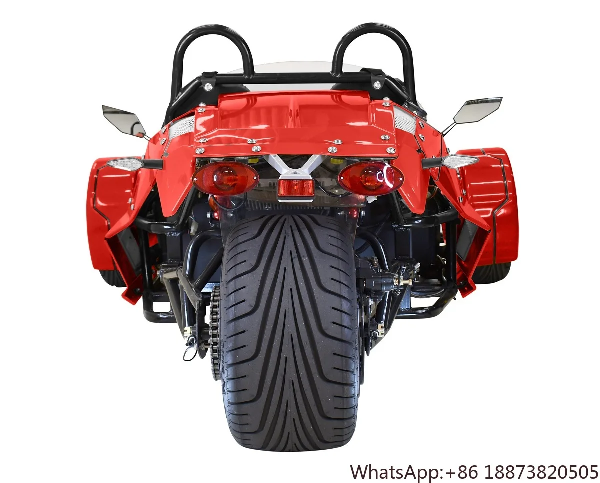 E-Spider 72V Trike, krachtige 3000W middenmotor met lithiumbatterij OP VOORRAAD