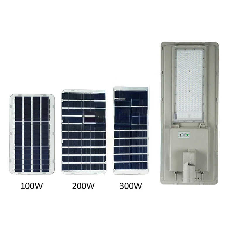 2023 Complete Set Commercial 3000w All in Two Double Arm Pole Outdoor Waterproof Solar Power Street Light with CCTV Camera