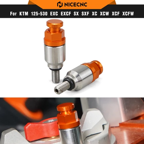 Válvulas de purga de aire de horquilla M4x0,7 para KTM EXC 300 EXC 380 SX 65 SX 85 SX 125 SXF 450 SXF 350 XCW 450 690 Enduro R 950 990 Adventure