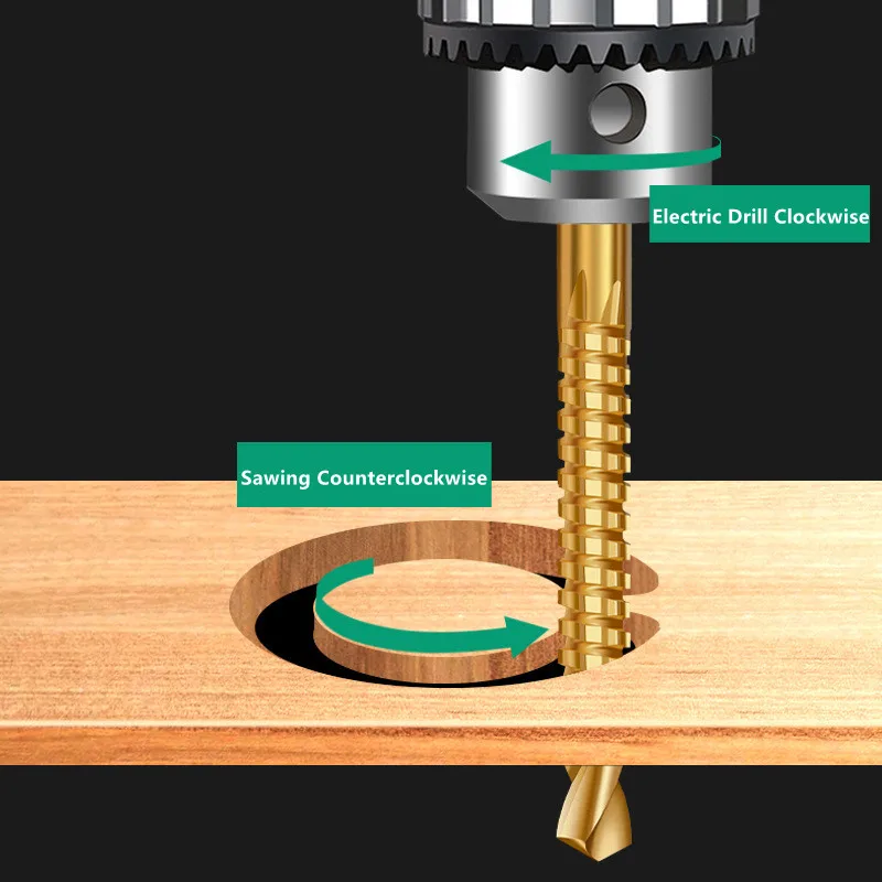Imagem -03 - Step Drill Bit Saw Grupo Hss Steel Titanium 412 mm 20 mm 32 mm Metal Stepped Hole Opener Ferramentas para Trabalhar Madeira Twist Serrated Drill Bits Kit