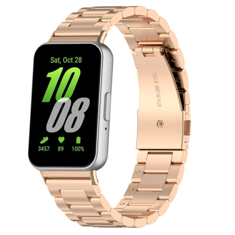 

ABKN-металлический ремешок для Galaxy Fit3, браслет из нержавеющей стали, сменные аксессуары для браслета