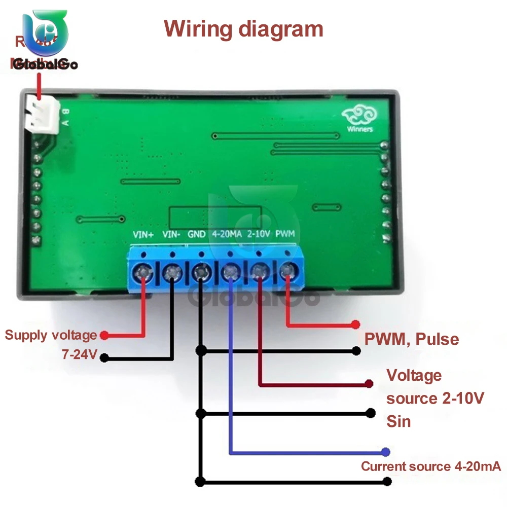 Generador de señal módulo ajustable 1-1000Hz ondas de seno 4-20mA 2-10V generador de señal PWM pulso