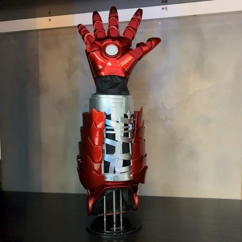 

In Stock Spark Studio 1/1 Wearable Iron Man Mk5 Mech Arm Movable Table Lamp Led Figure Model Toy Ark Reactor Hand Sense Gift