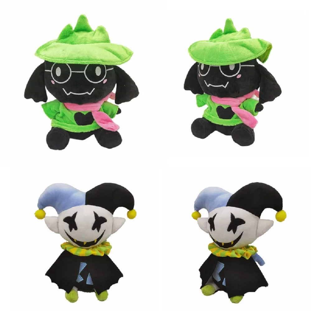 Deltarune juguete de peluche Kawaii Ralsei Lancer juguetes de peluche figura de dibujos animados animales suaves muñeca para niños regalo caliente 25cm