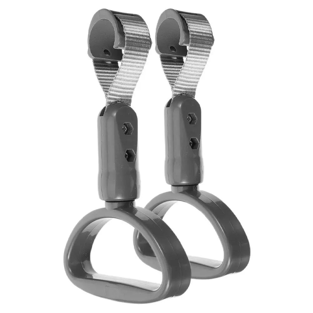 2Pcs Semi-Circle Plastic Hand Straps Comfortable Non-Slip Grip Multipurpose Bus Subway Elderly Disabled Assist Car Door Handle