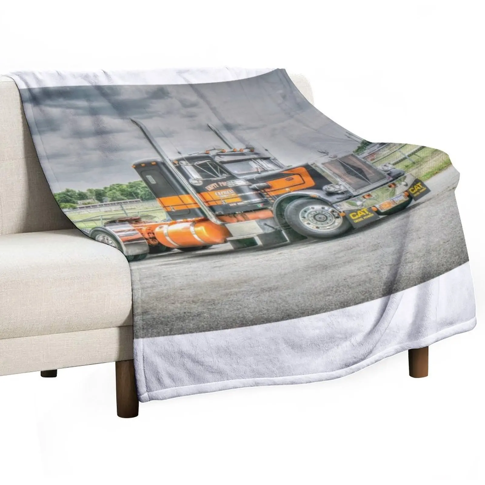 

Keep on truckin Throw Blanket Baby Flannels Blankets