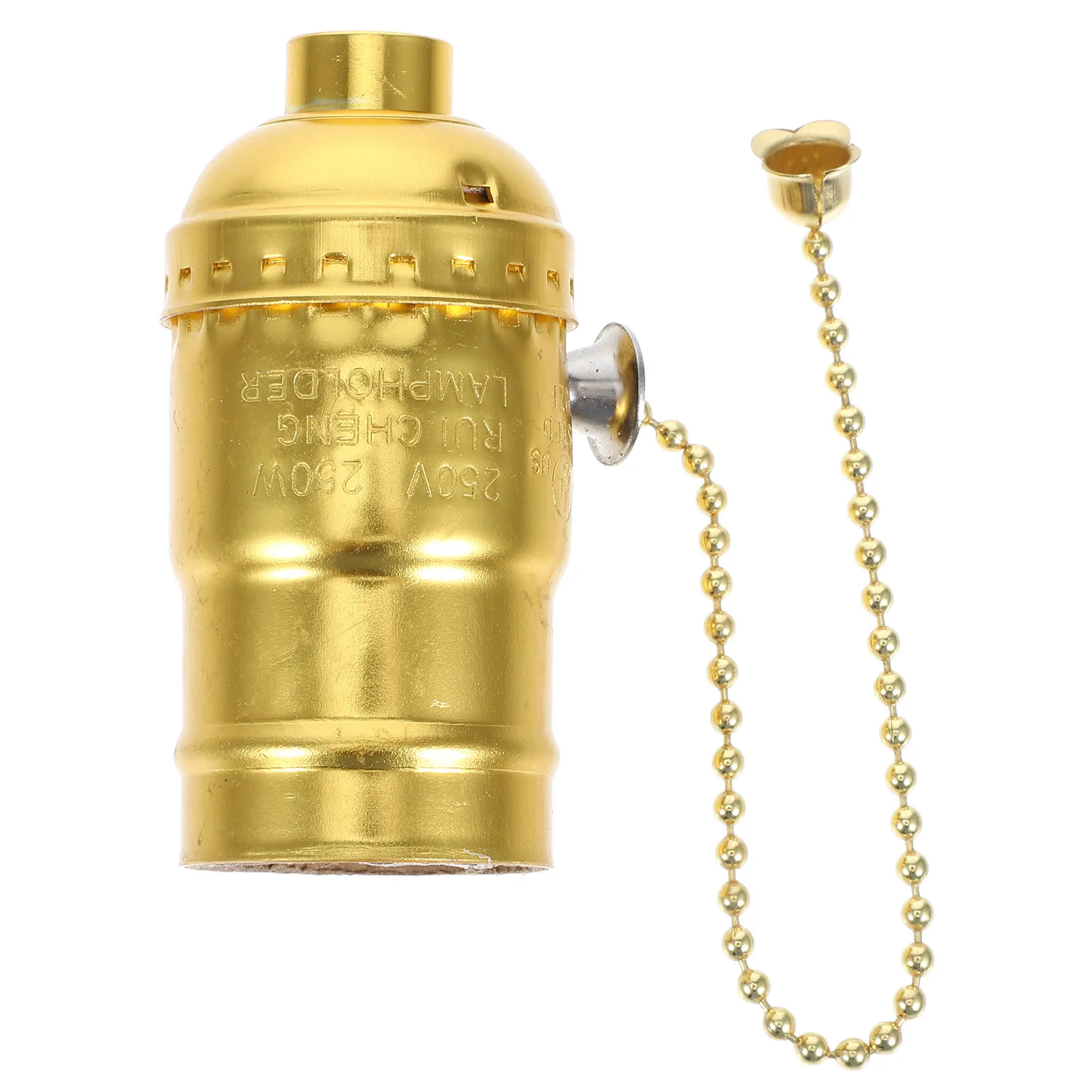 

Vintage E26 Pull Chain Light Bulb Socket with Cord Screw-in Lamp Holder for DIY Retro Lighting Repair Modern Bedroom Living Room