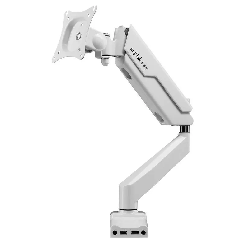 Liquid Crystal Display Holder Desktop with USB Universal Spinning Lift Telescopic Computer Bracket