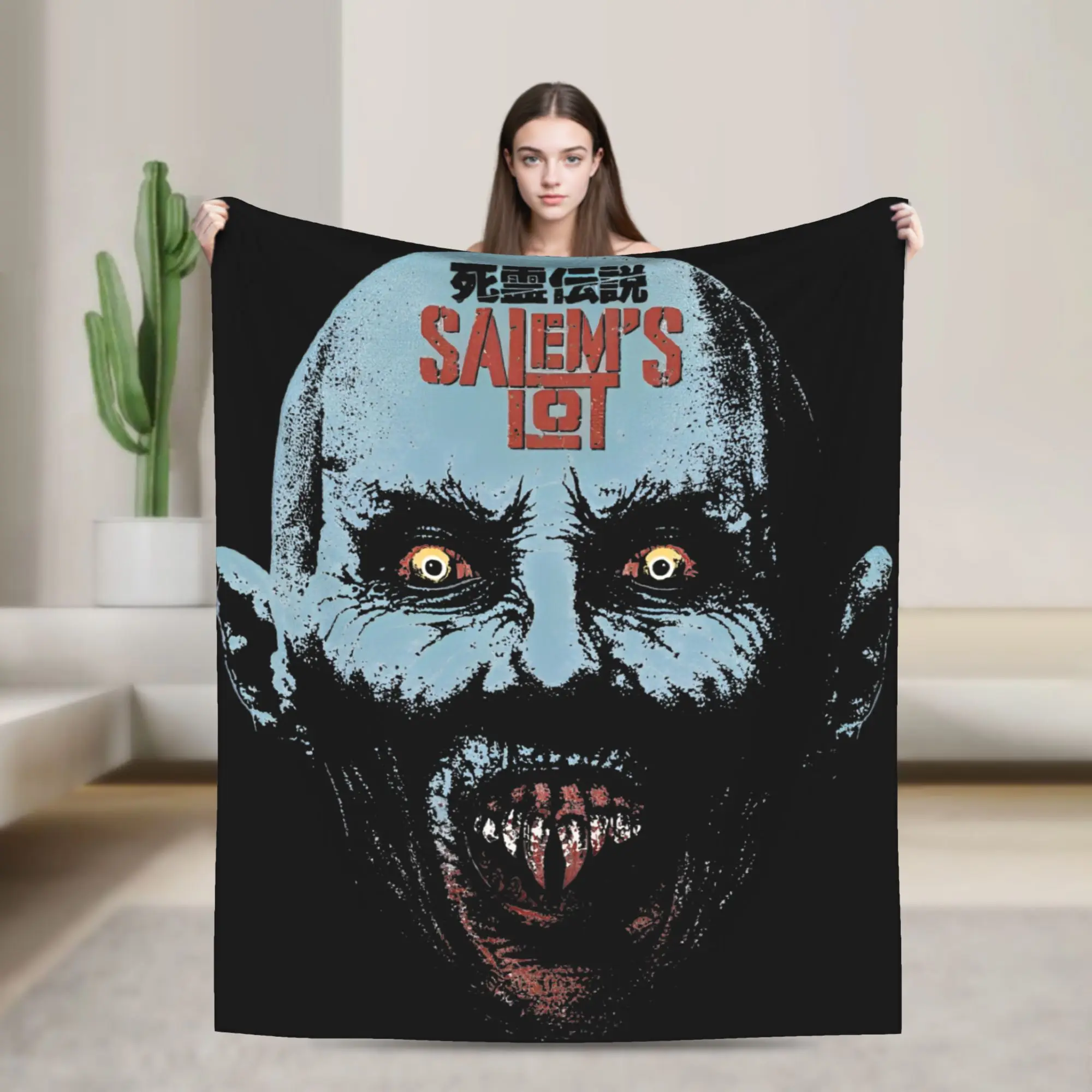 Salem's Lot, Stephen King, Kurt Barlow Blankets Fleece Decoration Nosferatu  Lightweight Throw Blanket for Bedding Car Quilt