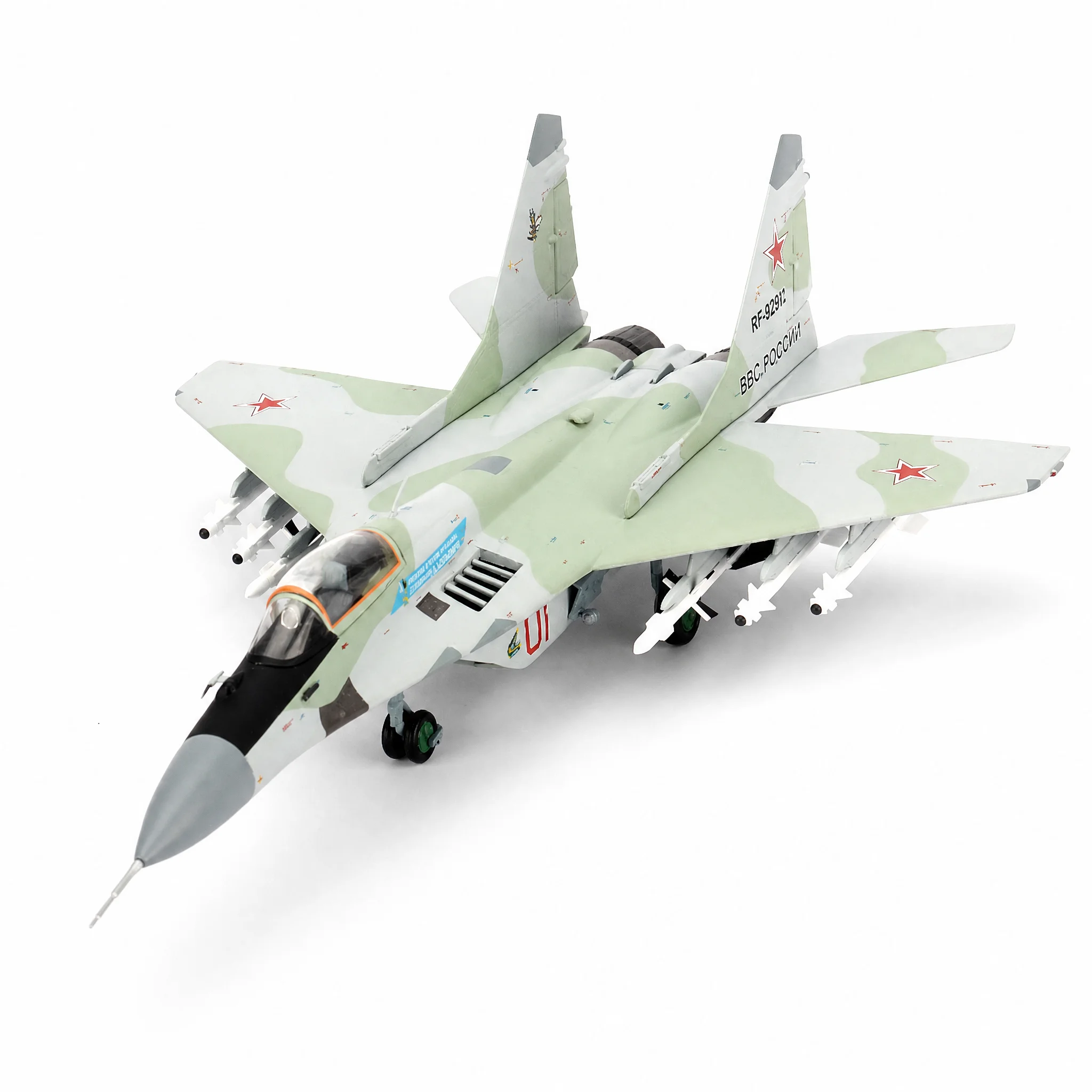1/72 Scale Russian Air Force MiG-29S Fighter Jet Diecast Metal Airplane Model Finished For Military Hobbyist Gift Static Display