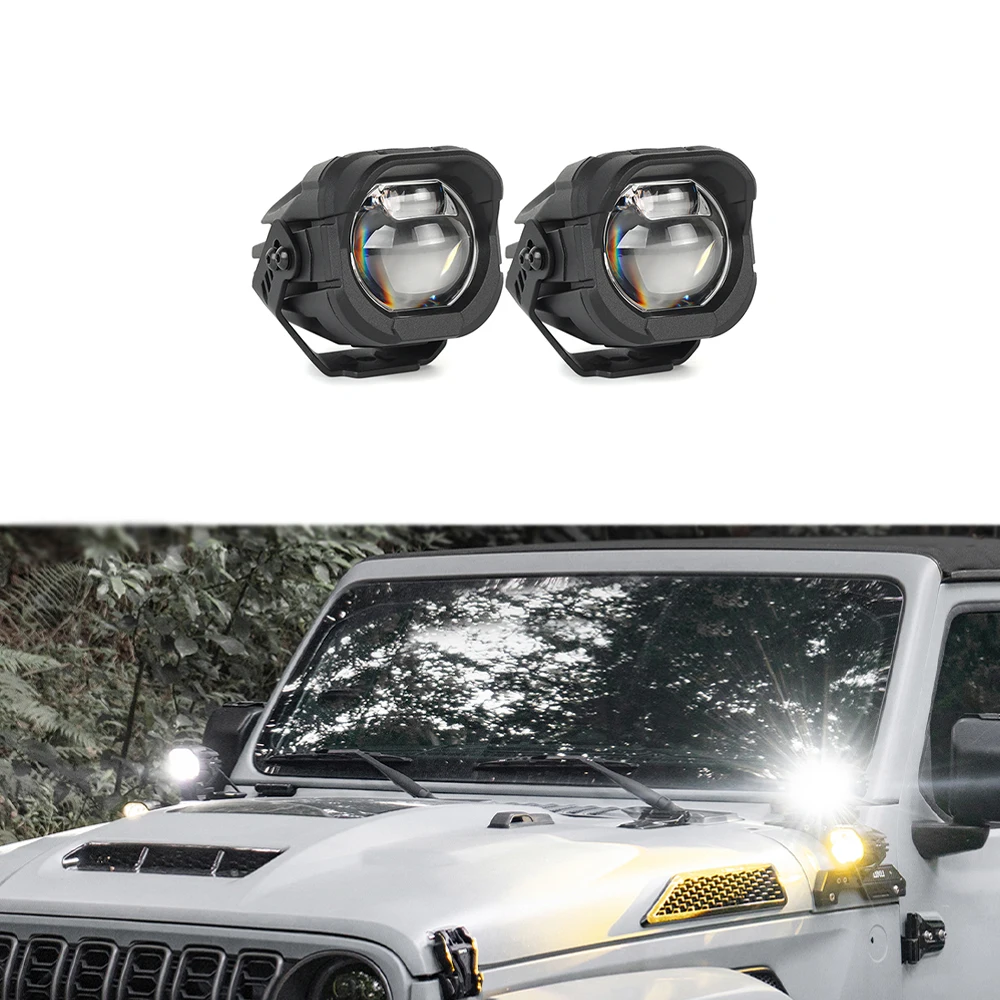 OMU شعاع عالي ومنخفض قابل للتحويل على شكل حرف A لسيارة جيب رانجلر JK الضوء الأبيض على الطرق الوعرة 4X4 ملحقات من مايكر #1