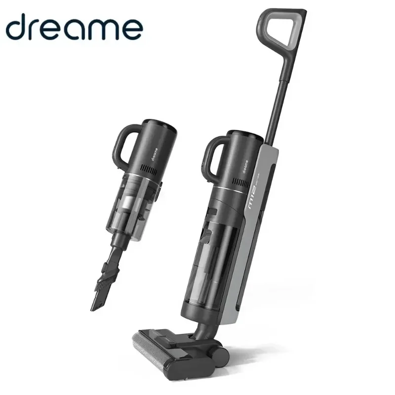 Original Dreame M12S ไร้สายเปียกแห้งแนวตั้งชั้นซักผ้าเครื่องดูดฝุ่นสําหรับ Home Handheld Self-ทําความสะอาด,สูญญากาศและ Mop