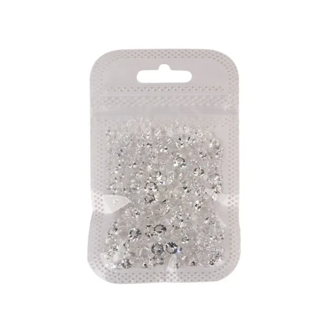 Mixed Size Clear Crystal Diamond Nail Display Decoration Big Clear Pointed Bottom Rhinestone For Take Manicure Accessories