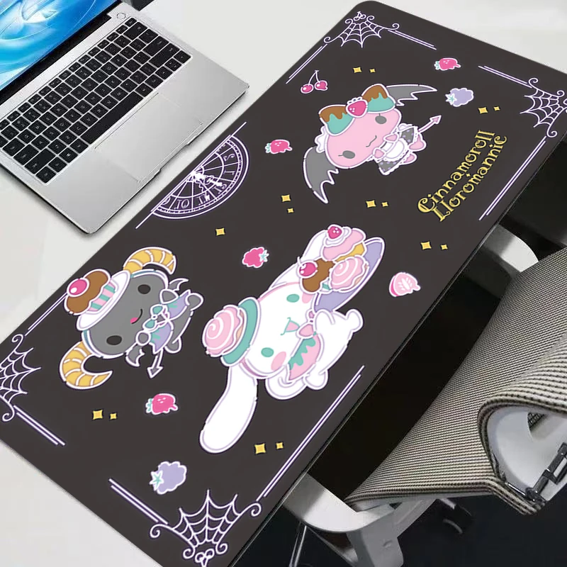لوحة الماوس سينامورول Kawaii XXL أنيمي ألعاب الألعاب الملحقات Varmilo لوحة المفاتيح جهاز كمبيوتر شخصي المطاط حصيرة مكتبية السجاد لوحة الماوس #2