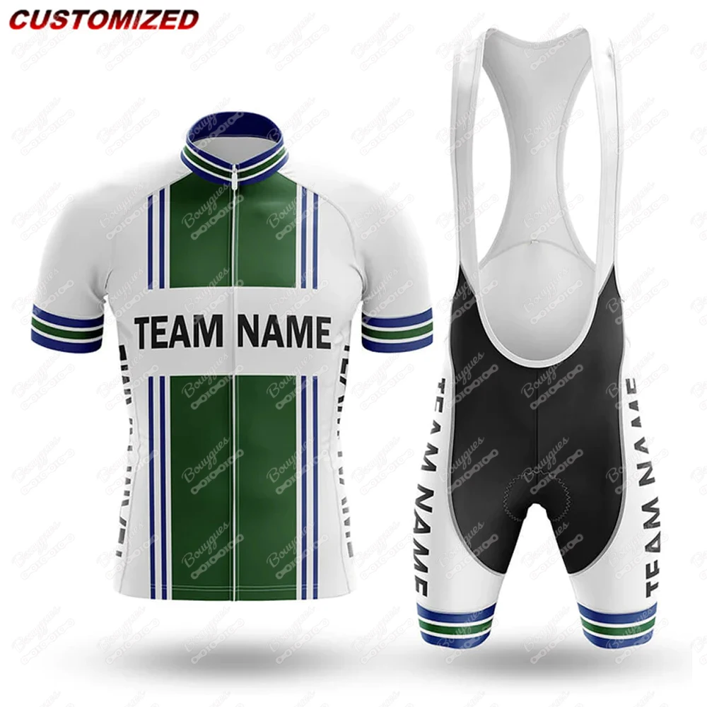 Customized Team Name （11）Men Short Sleeve Cycling Jersey Sets Maillot Ropa Ciclismo Outdoor sports Bicycle Clothing Bike Shirts