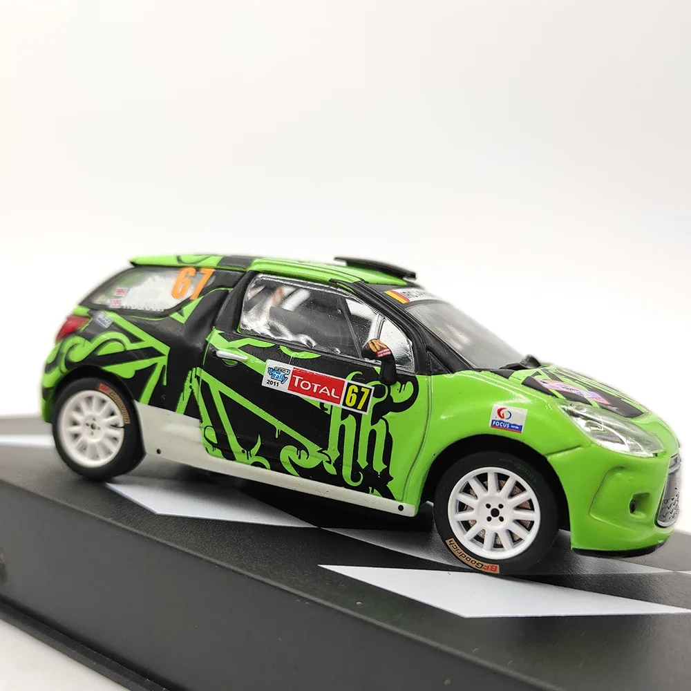 Diecast Ixo 1:43 Bilancia Citroen DS3 R3T Rally Auto In Lega Modello di Auto Da Collezione Giocattolo Regalo Souvenir Display Ornamento