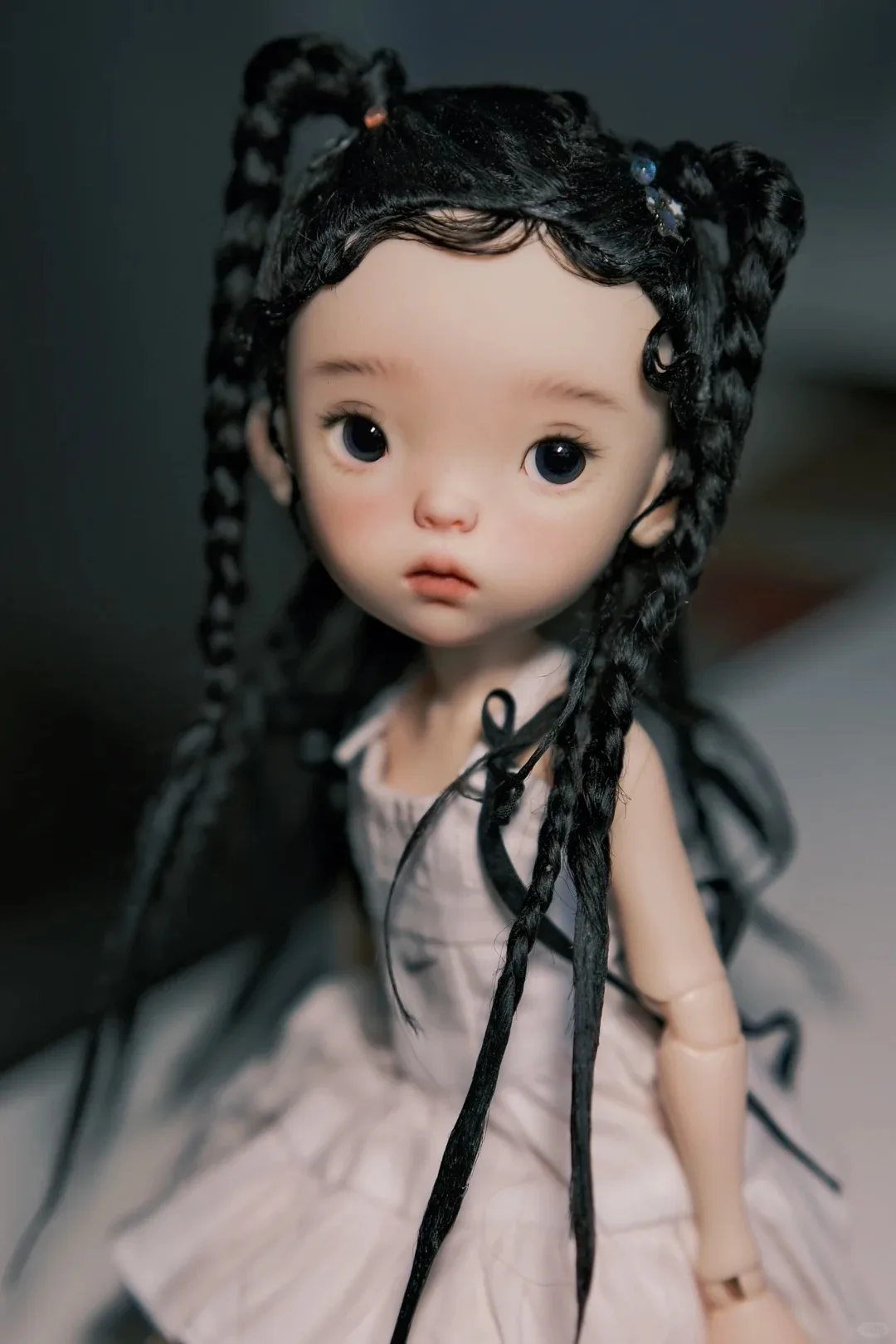 New SD BJD Doll 1/6 Special Body Blue Bean Cute Little Cloth Girl SD Doll Premium Solid Resin Naked Doll Makeup Free Shipping