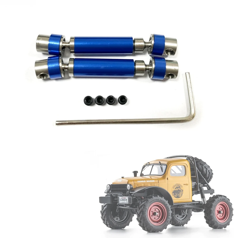 Para FMS FCX24 Eje de transmisión de metal CVD 1/24 RC Crawler Car Actualizaciones Accesorios de piezas, Azul