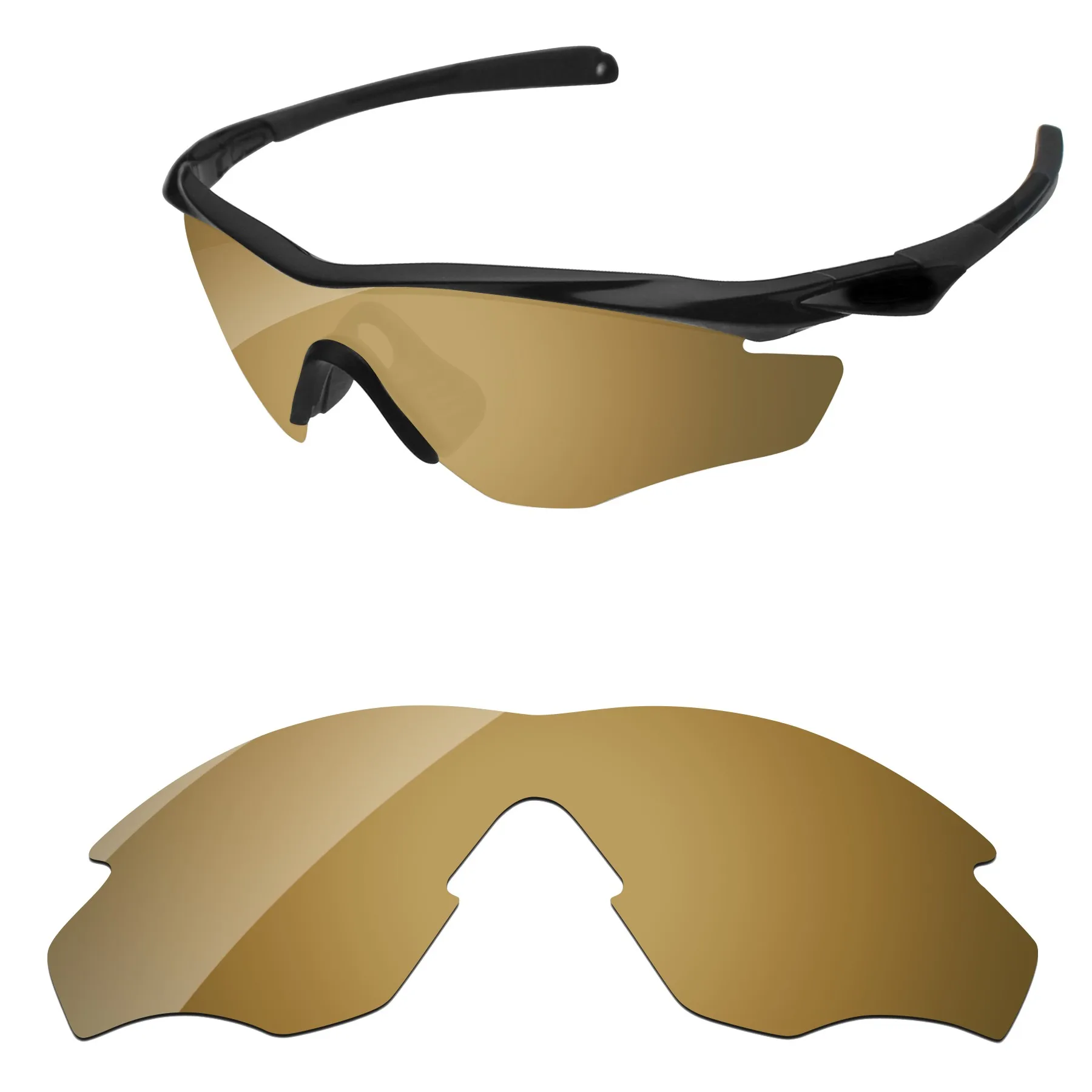 Lentes de reposição Qyvolux para óculos de sol Oakley M2 com armação polarizada - várias opções (não inclui a armação)