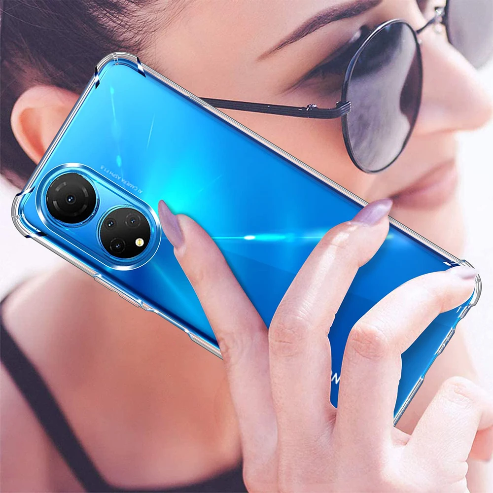 Luxury Crystal Clear Silicone Soft Case For Huawei Honor 70 60 50 SE 30 30S X9 X8 X7 X30 X20 X10 10X 9X Pro Lite Shockproof Caso