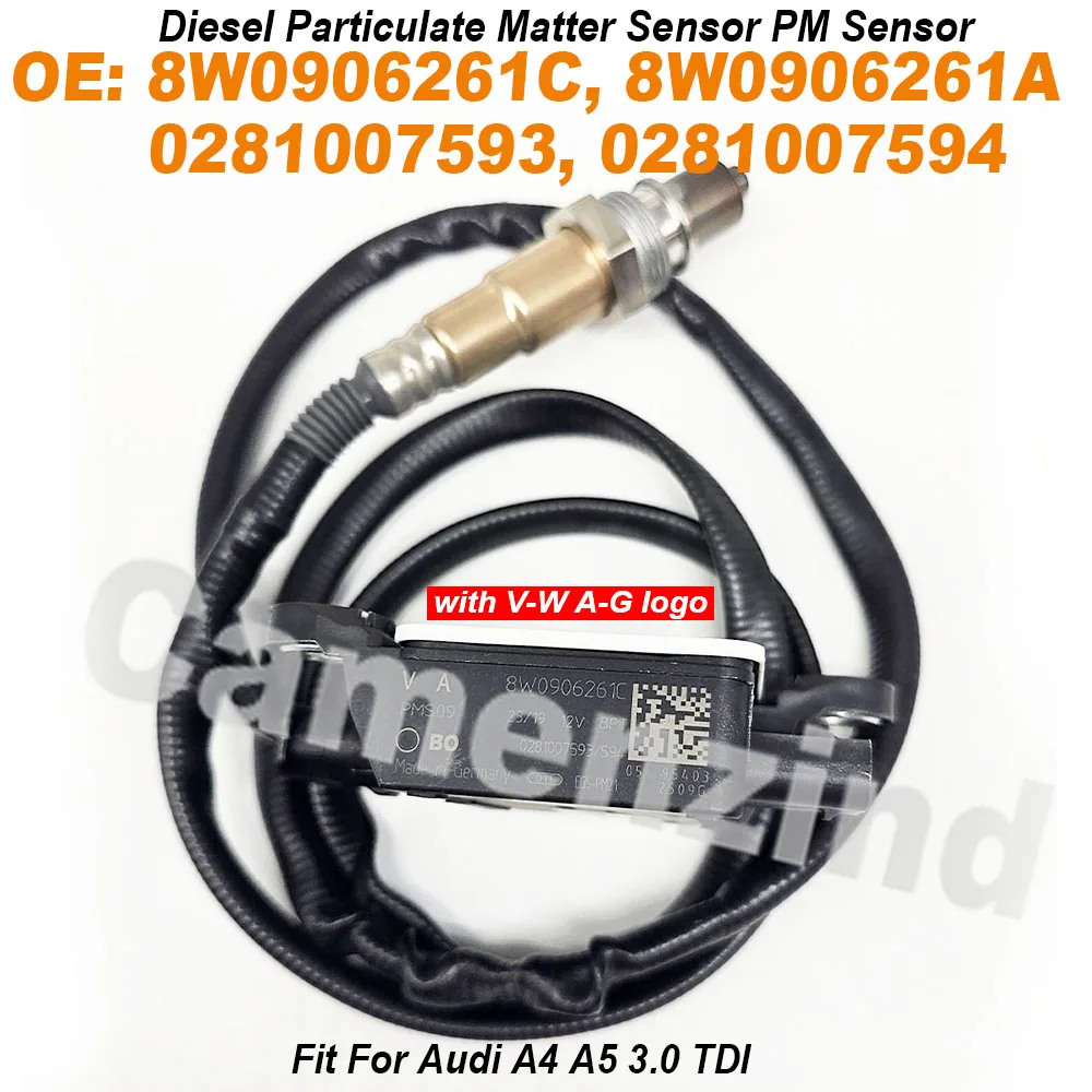

Высокое качество 8W0906261 датчик твердых частиц датчик PM 0281007593 для Audi A4 A5 3,0 TDI 8W0906261A 8W0906261C 0281007594